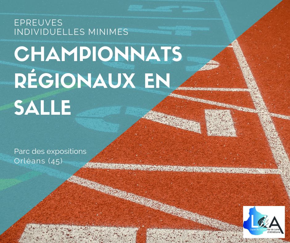RÉSULTATS CHAMPIONNATS RÉGIONAUX EN SALLE MINIMES – ÉPREUVES&nbsp;INDIVIDUELLES
