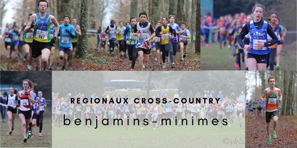 RÉGIONAUX DE CROSS-COUNTRY BENJAMINS-MINIMES – PHOTOS (VIDÉO À&nbsp;VENIR)