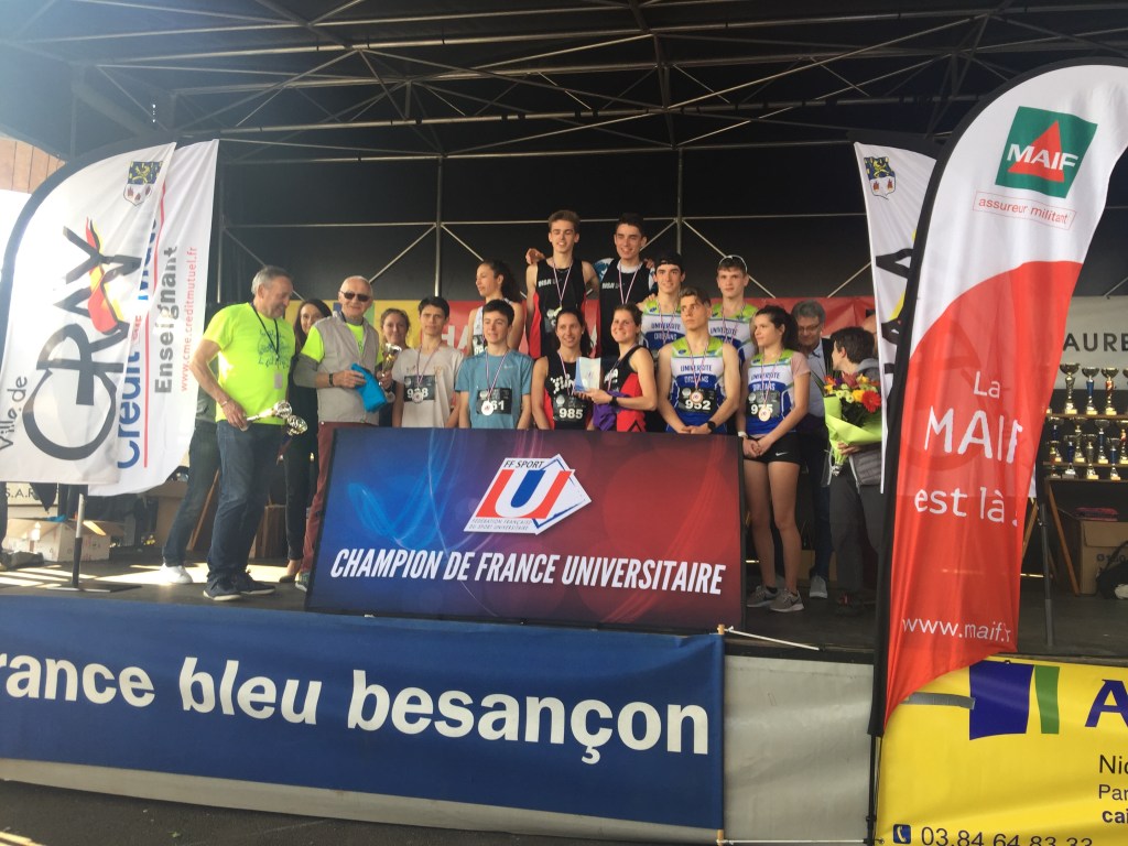 L&rsquo;UNIVERSITÉ D&rsquo;ORLÉANS 3EME AUX FRANCE UNIVERSITAIRE DE&nbsp;10km