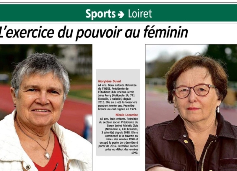 ATHLÉTISME : L&rsquo;EXERCICE DU POUVOIR AU&nbsp;FÉMININ