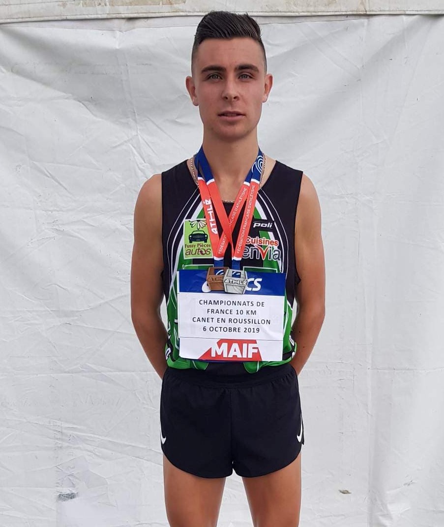 Bastien Augusto démarre très fort ! Résultats des championnats de France des&nbsp;10km