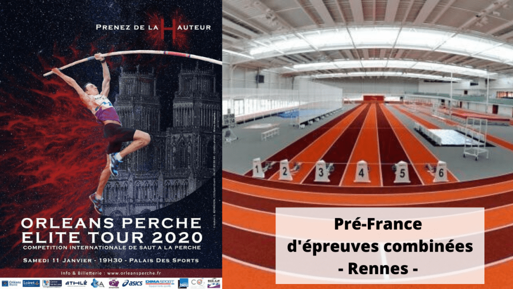 Résultats du perche Elite Tour d&rsquo;Orléans et des pré-France d&rsquo;épreuves combinées à&nbsp;Rennes
