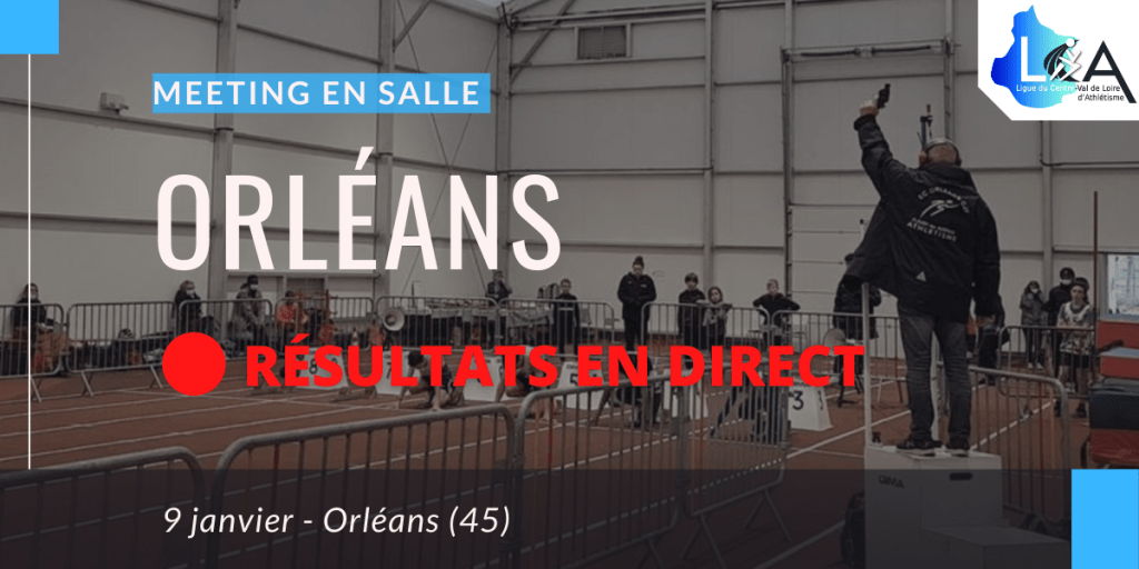 Horaires et résultats en direct pour la compétition en salle à Orléans ce&nbsp;dimanche