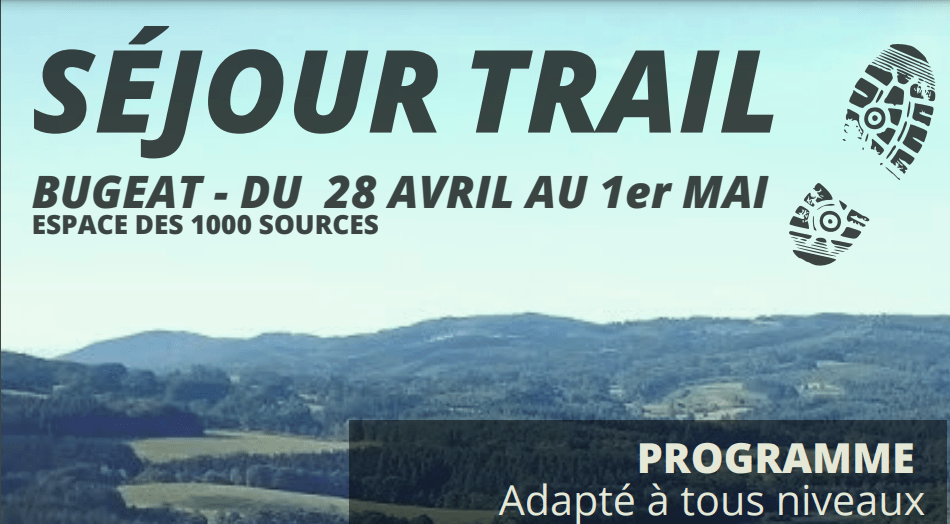 Stage trail à Bugeat du 28 avril au 1er&nbsp;mai
