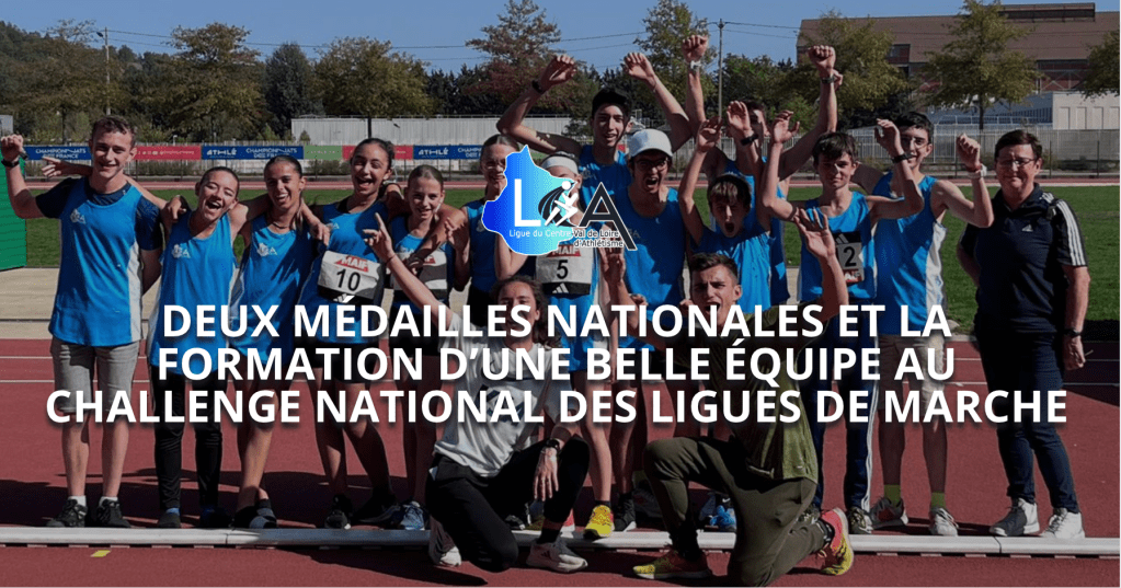 Deux médailles nationales et la formation d’une belle équipe au challenge national des ligues de&nbsp;marche