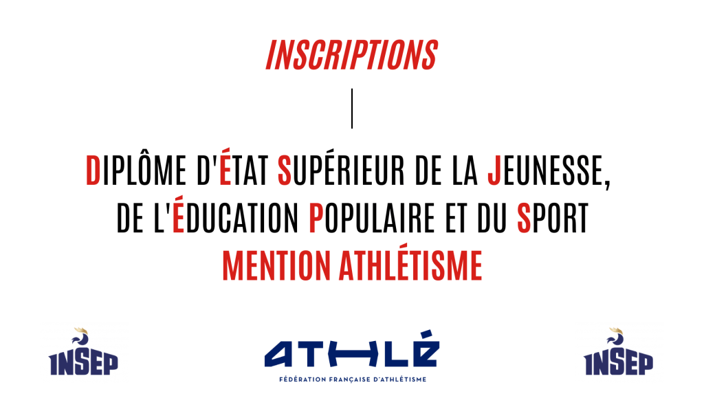 Ouverture des inscriptions&nbsp;DESJEPS