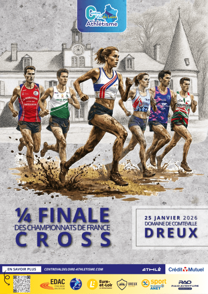 1/4 de finale des Championnats de France de cross-country&nbsp;2025/26