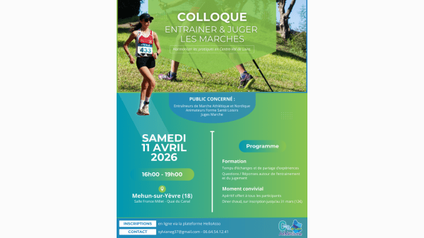 Colloque &laquo;&nbsp;Entrainer & Juger les marches&nbsp;&raquo;
