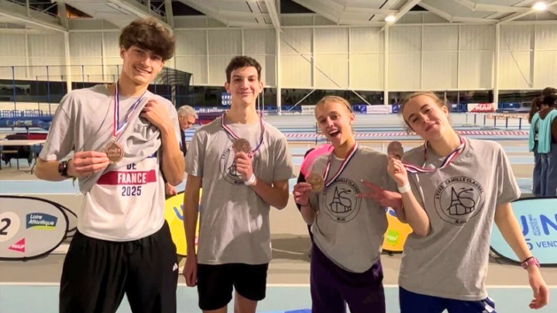 Championnats de France UNSS : médailles de bronze pour Camille Claudel et Durzy