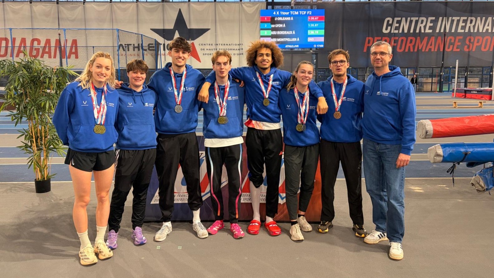Championnats de France FFSU : 7 médailles pour 10 athlètes, une efficacité remarquable !