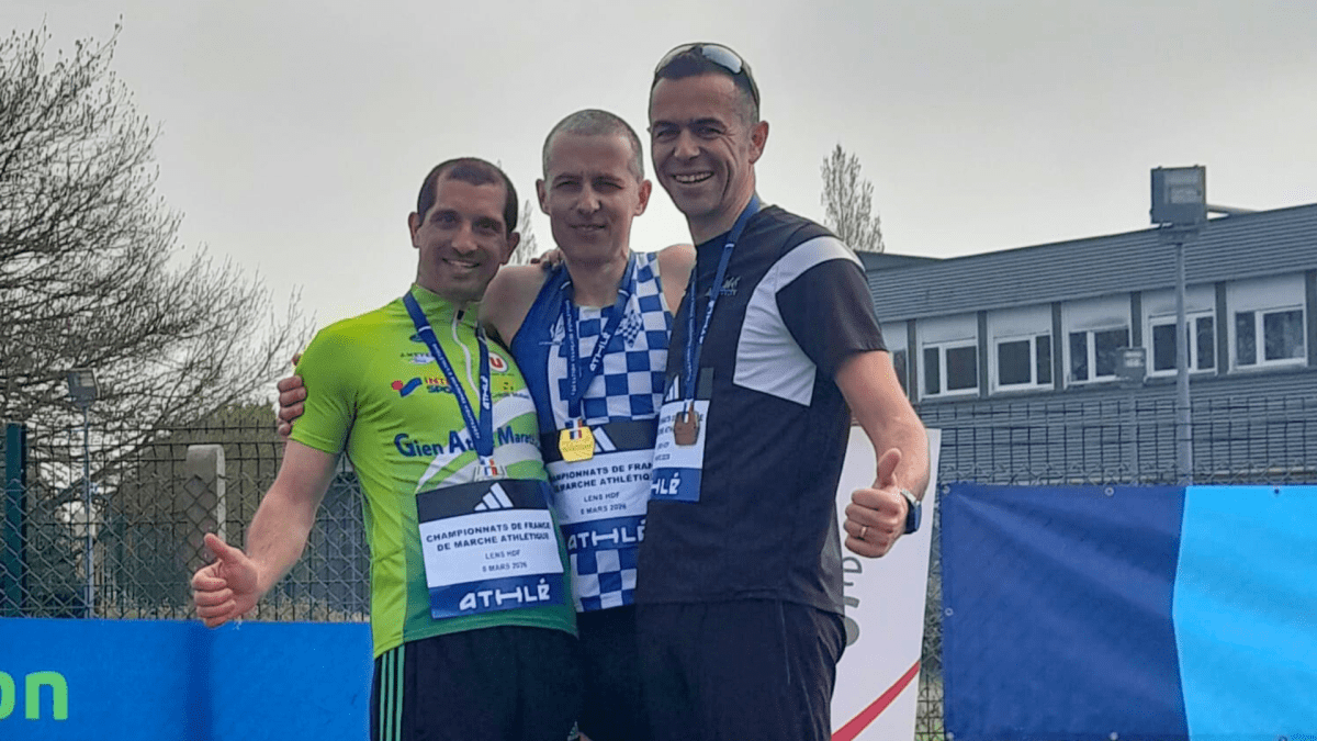 Bontemps, le premier médaillé des Championnats de France de semi-marathon&nbsp;marche