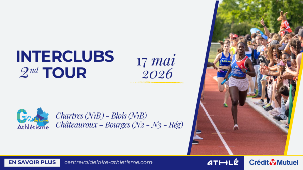 Interclubs 2026 en Centre-Val de&nbsp;Loire